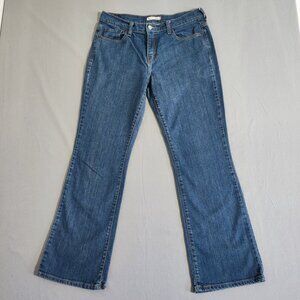 Vintage Levi's 515 jeans women's sz 12 denim blue colour boot cut cowgirl denim